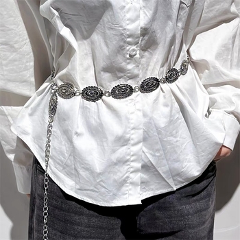 Metalni kai za struk u boho etno stilu za žene – elegantan retro dodatak za haljine i košulje