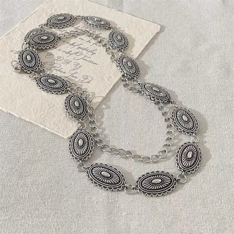 Metalni kai za struk u boho etno stilu za žene – elegantan retro dodatak za haljine i košulje