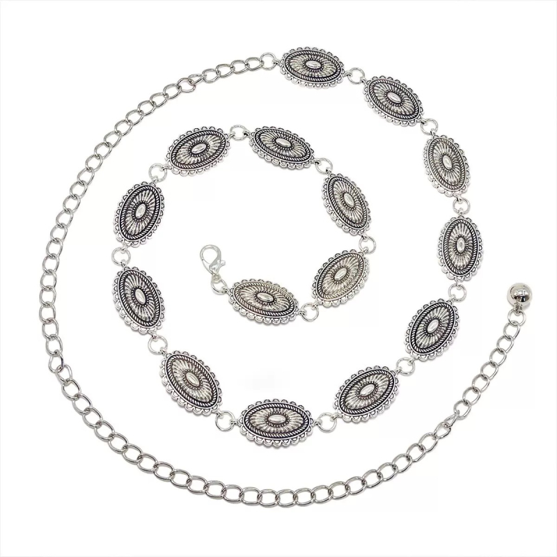 Metalni kai za struk u boho etno stilu za žene – elegantan retro dodatak za haljine i košulje