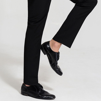 Muške formalne ravne hlače, vrhunske kvalitete, bez glačanja, poslovni stil