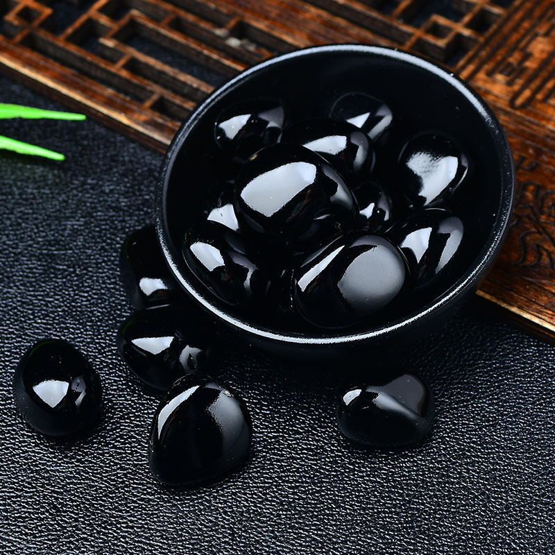 Prirodni obsidijan – sirovi kamen za ukrašavanje akvarija i lonca, energetski kamen