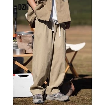 Мъжки карго панталони в планински стил, outdoor, свободен силует, прави крака, охлаждащ плат
