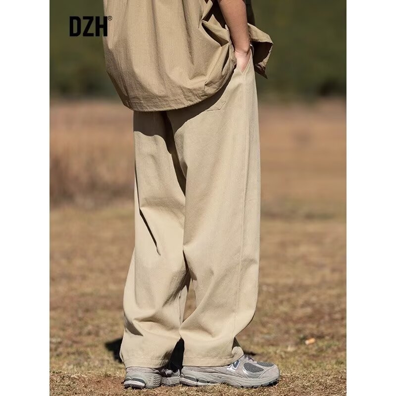 Мъжки карго панталони в планински стил, outdoor, свободен силует, прави крака, охлаждащ плат