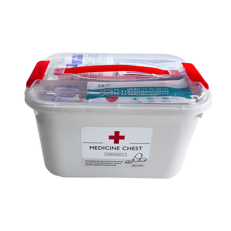 Prijenosni medicinski komplet s lijekovima za kućnu upotrebu, manjeg formata, pogodan za djecu i obitelji