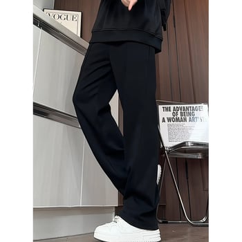 Мъжки есенни спортни панталони, свободна кройка, прави и широки крака