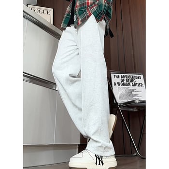 Мъжки есенни спортни панталони, свободна кройка, прави и широки крака