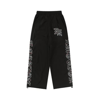 Ежедневни мъжки спортни панталони с широки крака и връзка, стил хип-хоп