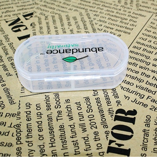Mini prijenosna plastična kutija za lijekove s dva pretinca i mogućnošću tiska logotipa