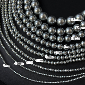 Akoya-inspirirane staklene perle za DIY, 616 boja, labave perle, zaobljene, 2–14 mm