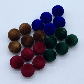 8 mm flokirane perle, plišane perle, plastične perle, akrilne okrugle perle, razne boje, visoka kvaliteta, ekološki prihvatljivo