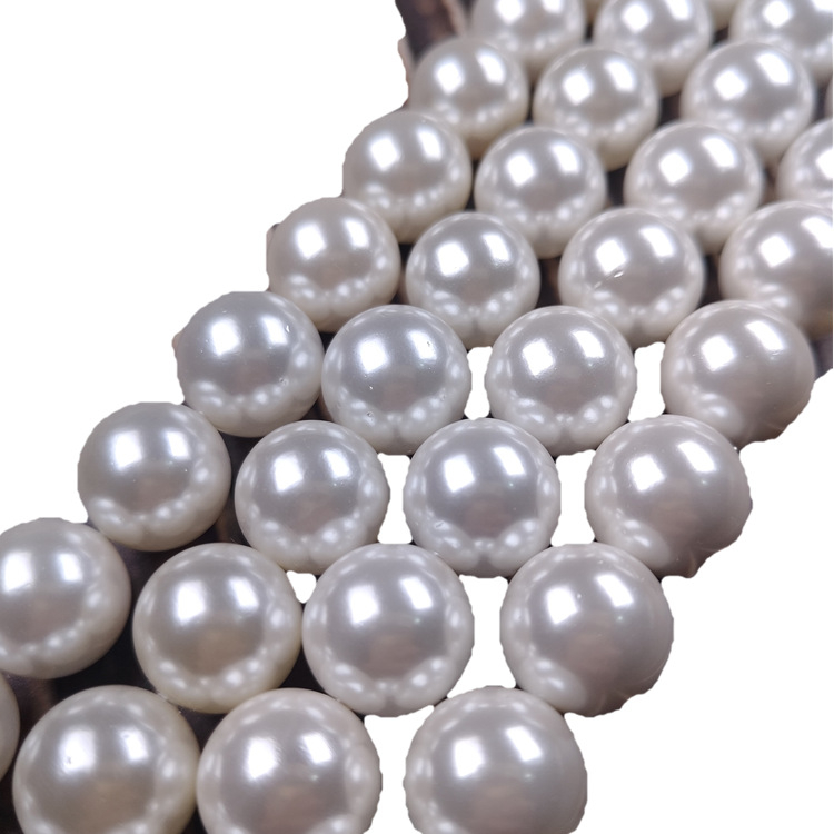 Perle od školjke s ravnim otvorima, 2–20 mm, ručno izrađene, labave perle za naušnice DIY