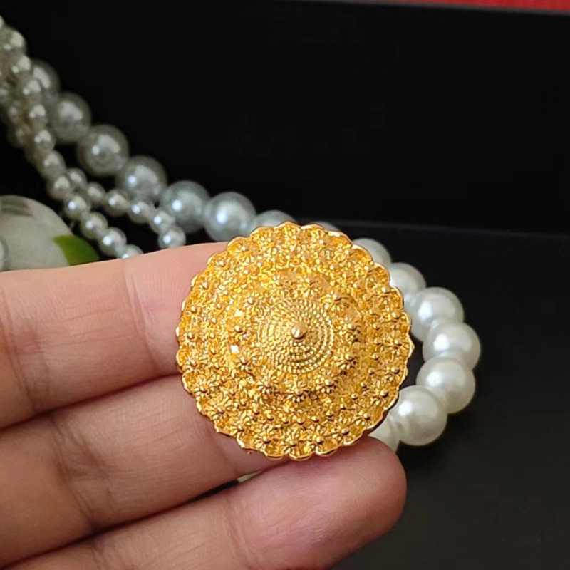 Etniška broš za odjeću jugoistočne Azije, thai inspirirana bižuterija, dekorativni corsage gumb za nastupe, Dai etnička skupina