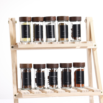 Set staklenih posuda za začine: posude za papar i začine, 120 ml, velik kapacitet, moderan minimalistički dizajn.