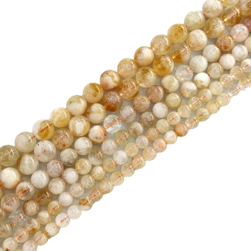 Prirodne kamen-kristalne perle, žute citrin perle, okrugle perle, za DIY narukvicu
