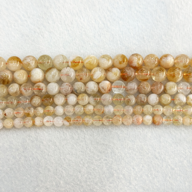 Prirodne kamen-kristalne perle, žute citrin perle, okrugle perle, za DIY narukvicu