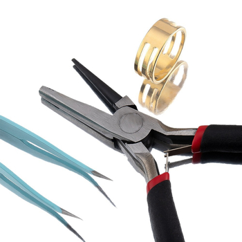 Set alata za DIY izradu nakita: kliješta s okruglim vrhom, kliješta s oštrim vrhom, kliješta za otvaranje prstena za narukvice i ogrlice