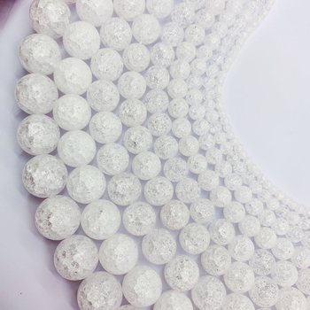 Kristalne staklene perle za DIY nakit, okrugle perle za narukvicu
