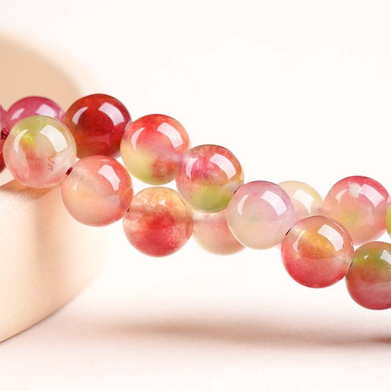 Crvene dinje chalcedonske kuglice, 6 mm, labave perle za DIY nakit