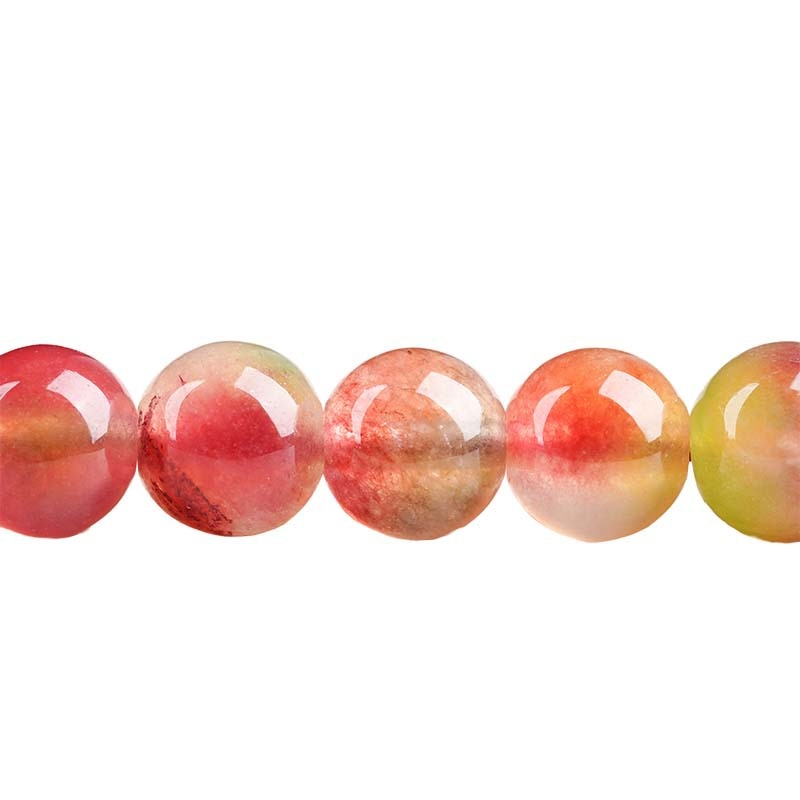 Crvene dinje chalcedonske kuglice, 6 mm, labave perle za DIY nakit