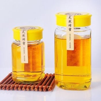 Osmerokutna staklena posuda s poklopcem, prehrambena kvaliteta, 800–1000 ml
