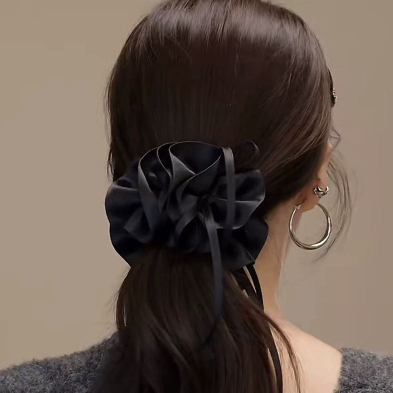 Visokokvalitetni satenski klips za kosu s dizajnom oblaka, banana klipsa za žene, korejski stil, 11 cm, elegantan i svestran dodatak za kosu