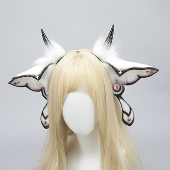 Halloween: bandă de cap din pluș cu urechi realiste de animal – accesorii pentru cosplay