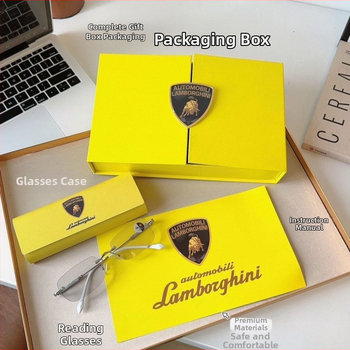 Пресбиопични очила с автоматично увеличение, анти-синя светлина, 100-400 градуса, комплект в подаръчна кутия за подарък или лична употреба