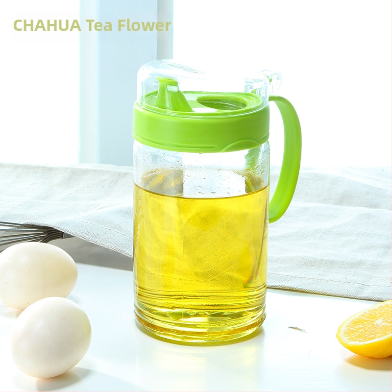 Sklenená fľaša na korenie Camellia, neunikajúca, 550 ml
