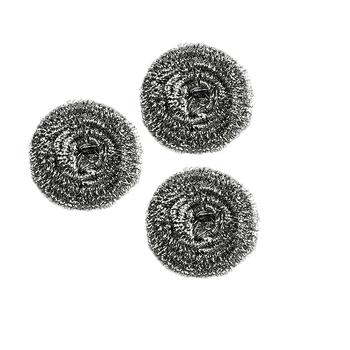 Set od 6 metalnih čistaćih kuglica, otprilike 11 g svaka