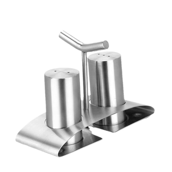 Set de recipiente pentru condimente din oțel inoxidabil 304, piper și sare, bucătărie stil Nordic