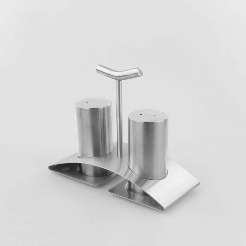Set de recipiente pentru condimente din oțel inoxidabil 304, piper și sare, bucătărie stil Nordic