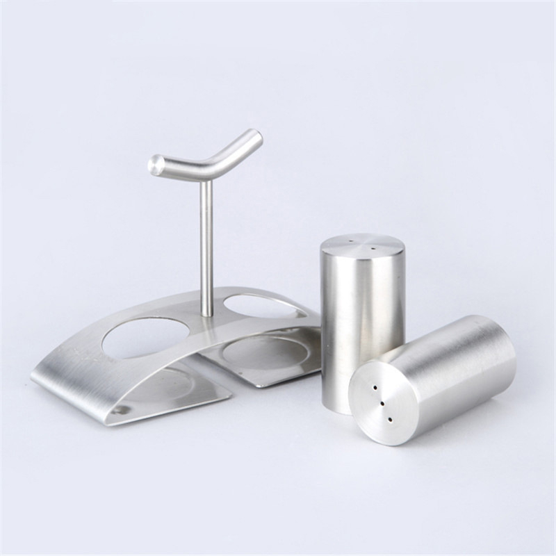 Set de recipiente pentru condimente din oțel inoxidabil 304, piper și sare, bucătărie stil Nordic