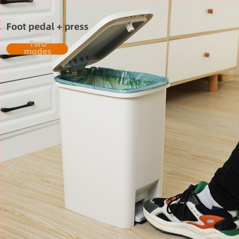 Kanta s pedalom i poklopcem, 8 L, otporna na mirise, za WC, dnevni boravak, kupaonu, kuhinju i spavaću sobu