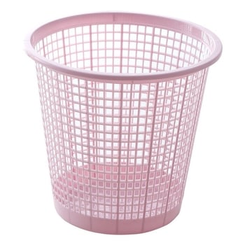 Veliki plastični koš za otpad bez poklopca, s prorezanim dizajnom, cilindričnog oblika, 4 L, za dom, dnevni boravak, spavaću sobu i ured