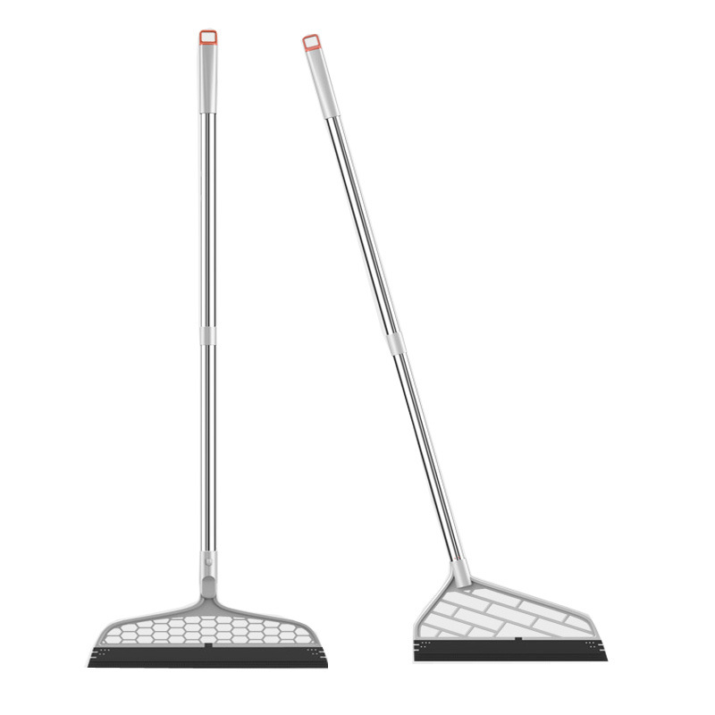 Mágikus seprű készlet otthoni takarításhoz: seprű padlóra, kádbeli vízeltávolító kaparó, speciális mop a víz eltávolításához