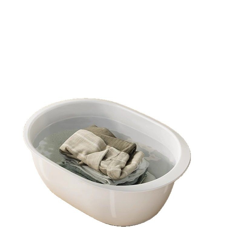 Изключително голяма удебелена пластмасова ваничка за баня за деца и бебета, подходяща за миене на крака и пране на дрехи