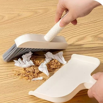 Asztali tisztító készlet – mini porlap és seprű