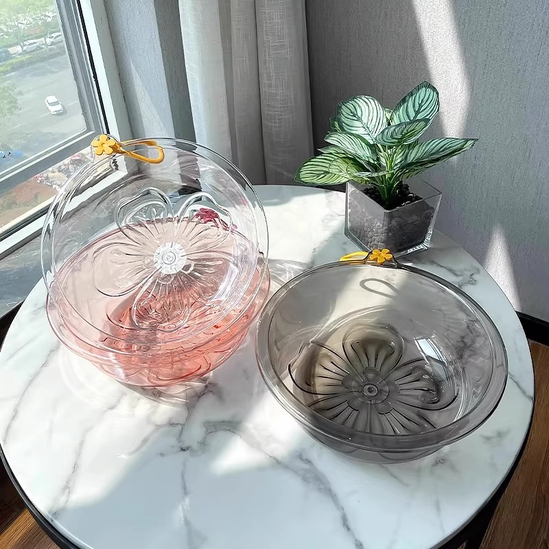 Prozirna debela plastična zdjela za pranje lica i kupaonu, 32 cm
