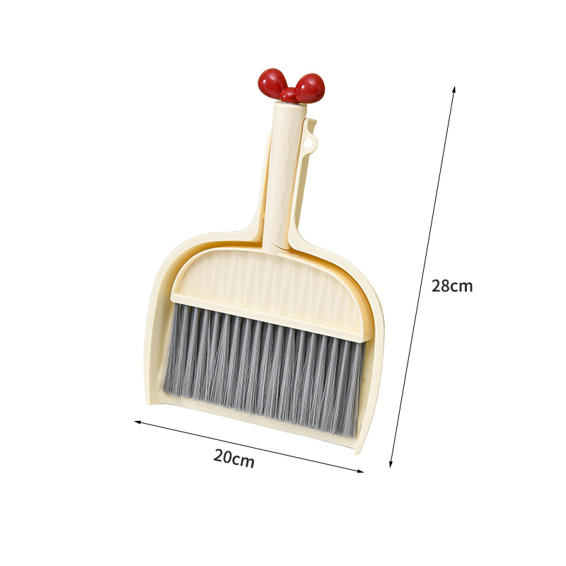Söprő és portörlő szett – mini asztali tisztító készlet puha sörtéjű kefével, ideális felületek és ablakpárkány tisztításához