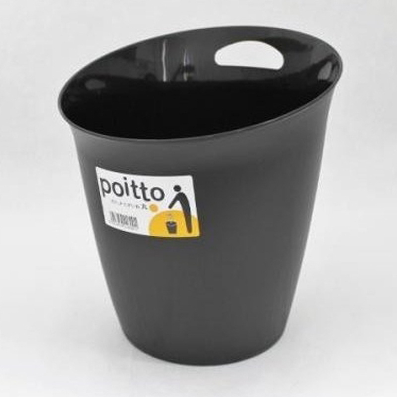5L plastična crna kanta za otpad za ured i dom, četvrtastog ili kružnog oblika