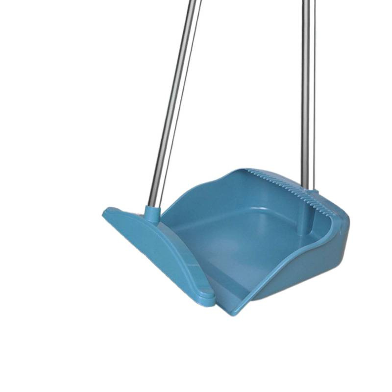 Tisztító készlet: felmosó, seprű és portörlő lapát kaparóval, haj nem tapad, száraz és nedves tisztításra