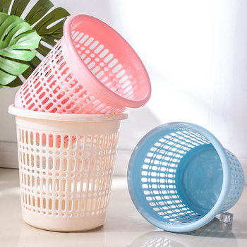 Plastični okrugli koš za smeće, 5 L, za ured, kupaonicu i kuhinju