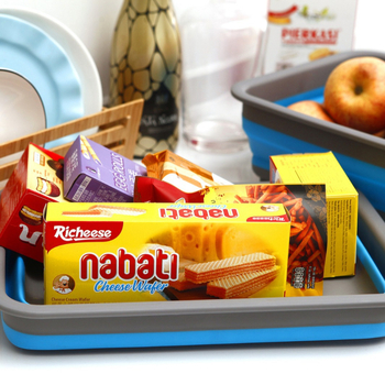 Sklopiva plastična posuda za pranje, pravokutna, velika, kuhinja