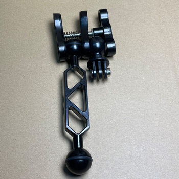 GoPro dodaci od aluminijske legure: set leptir-klipseva i klipova s kugličnom glavom za podvodno osvjetljenje ramena