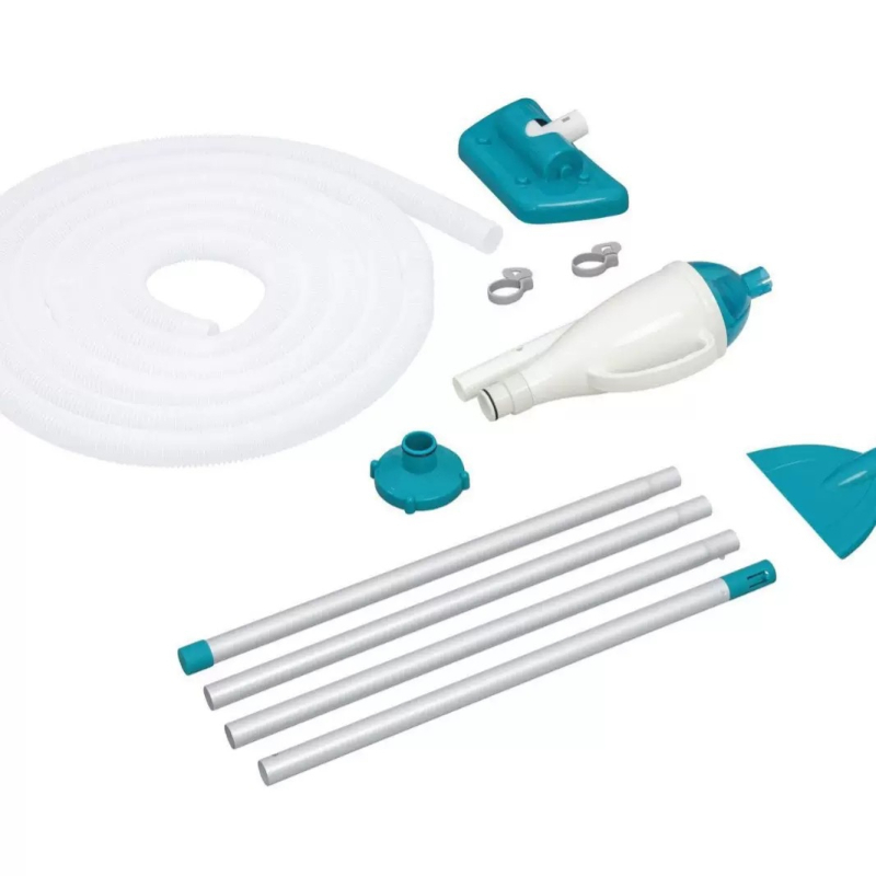 Bestway 58212 Σετ Αξεσουάρ Πισίνας: Μεγάλο Στήριγμα Φίλτρου και Αντλίας και Σετ Καθαρισμού