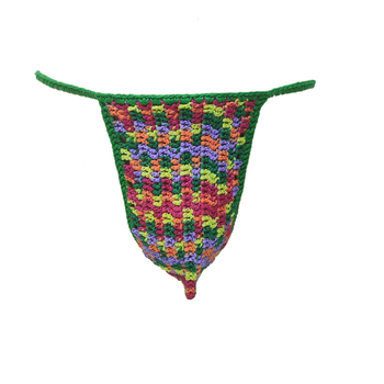 Muške prozračne tangice s tie-dye uzorkom, za sunčanje i plivanje
