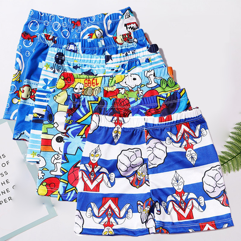 Dječje kupaće šorceve za dječake, brzo se suše, boxer stil, print s motivom crtanih likova