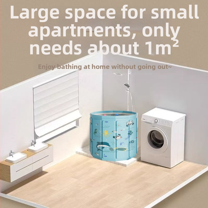 Сгъваема преносима вана за къпане и потапяне на крака