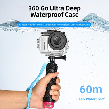 Prozirni vodootporni kućište za Insta360 GO Ultra – zaštitno kućište s kompletom dodatne opreme za ronjenje do 60 m