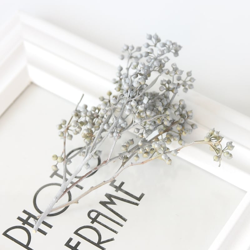 Υλικά DIY διατηρημένων λουλουδιών με star anise και millet seeds για στεφάνι με γυάλινο θόλο